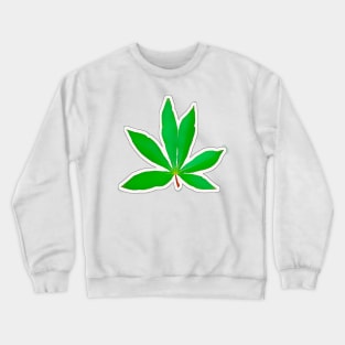 A leaf in an old vintage foliage Crewneck Sweatshirt